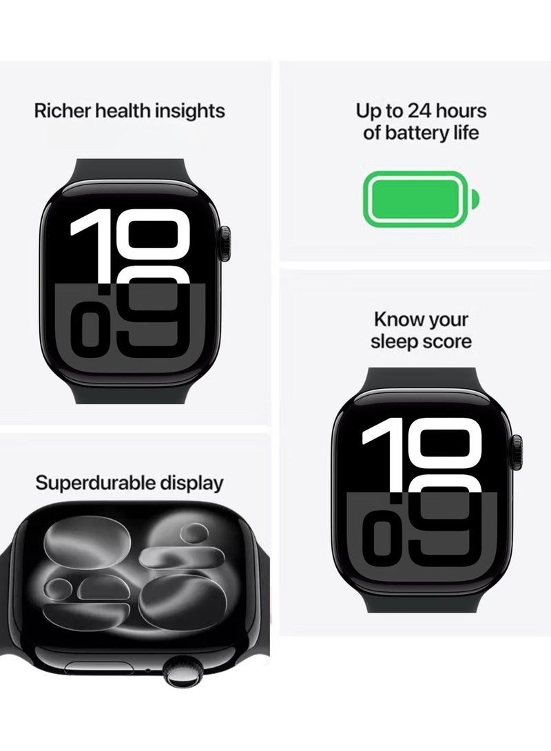 Starfire Bluetooth Calling Smart Watch 2.01 Inch Smart Watch Black, Full Touch HD Display 320x385, 550 Nits Bright Screen, Wireless Charging, IP65 Water Resistant, Metal Frame - Image 3