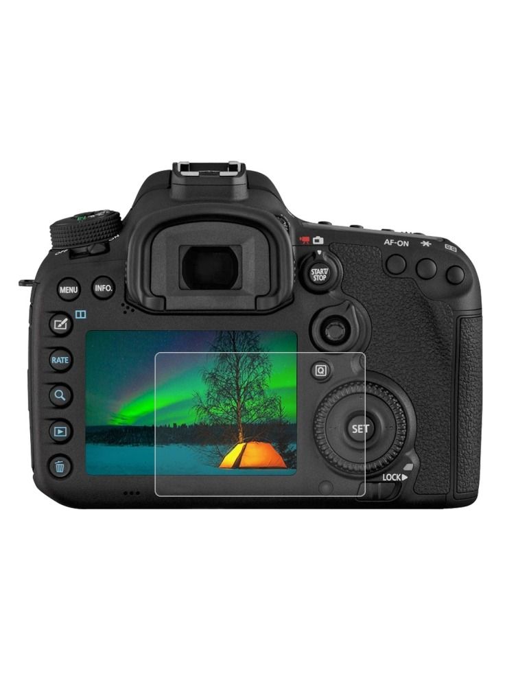 PULUZ فيلم زجاجي مقوى 2.5D 9H لكاميرا Canon 7D، متوافق مع Canon 7D / N2 / PSN، Nikon V1 / P520 / S9400 / S680 / COOLPIX S6500 / S5200، Samsung WB35F، Olympus VG170 / 1DIV، Fujifilm S205 - Image 1