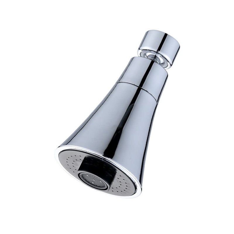 TOMATUS F10 ABS 360 Rotation Water Saving Faucet Extender 2 Mode Health Faucet Silver Chrome Finish Pack Of 1 Short - Image 1