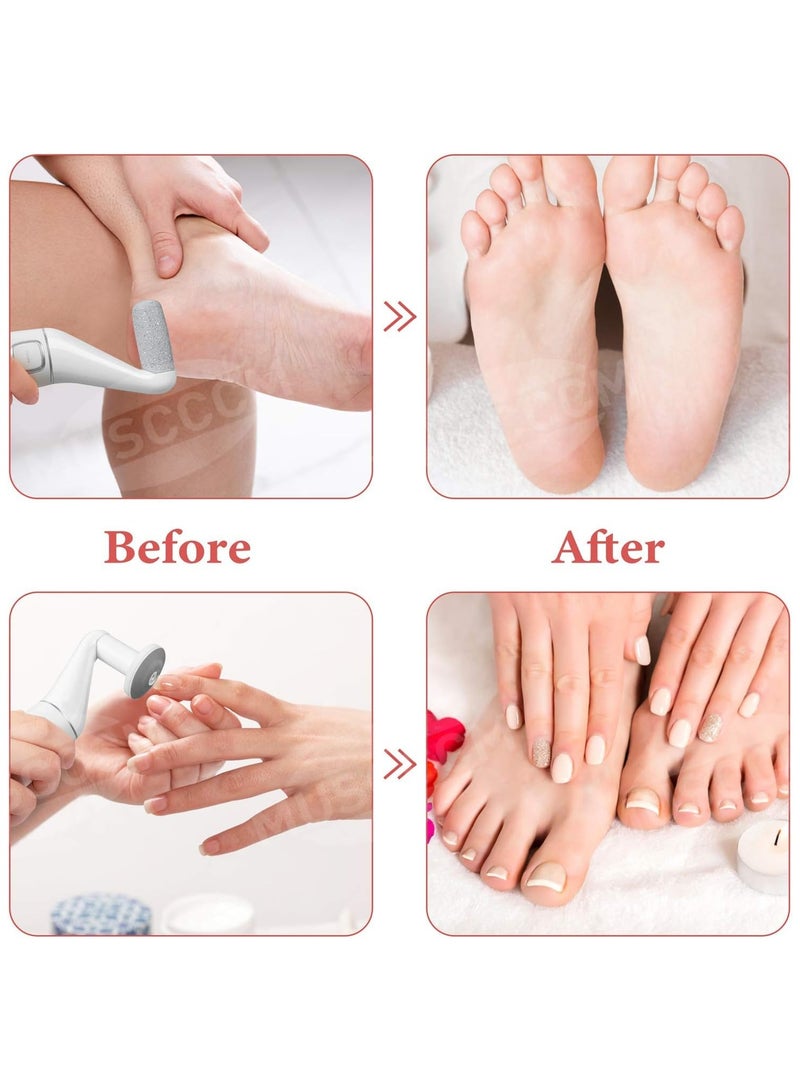 general Electric Callus Remover Pedicure Foot Care and Manicure Callus Rasp USB Rechargeable IPX4 Waterproof Callus Remover with 5 Replacement Rollers - Image 5