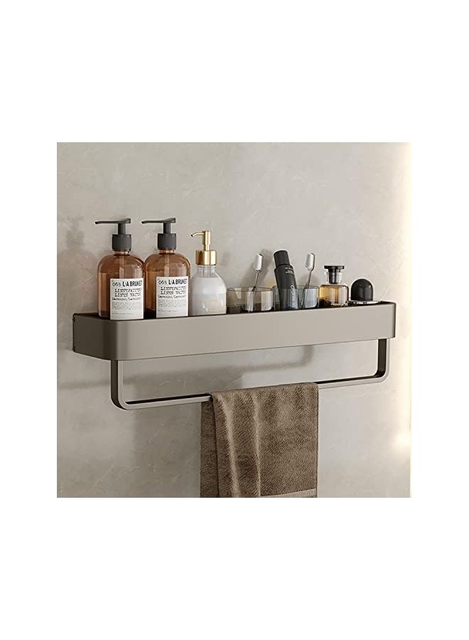 vesus Bathroom Storage Organizer, Anti-Rust Bathroom Storage Basket with Hooks, No Drilling Wall Mounted Shower Storage Rack Organizer for Bathroom, Kitchen and Toilet (Style 6) - Image 2