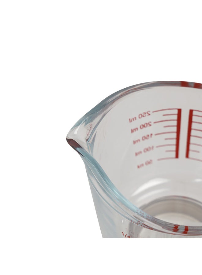 Borosilicate Glass Measuring Jug with Scale Clear 250ml - Image 2