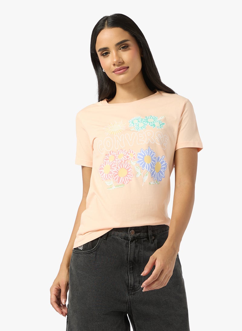 CONVERSE Grow Together Floral T-Shirt - Image 1