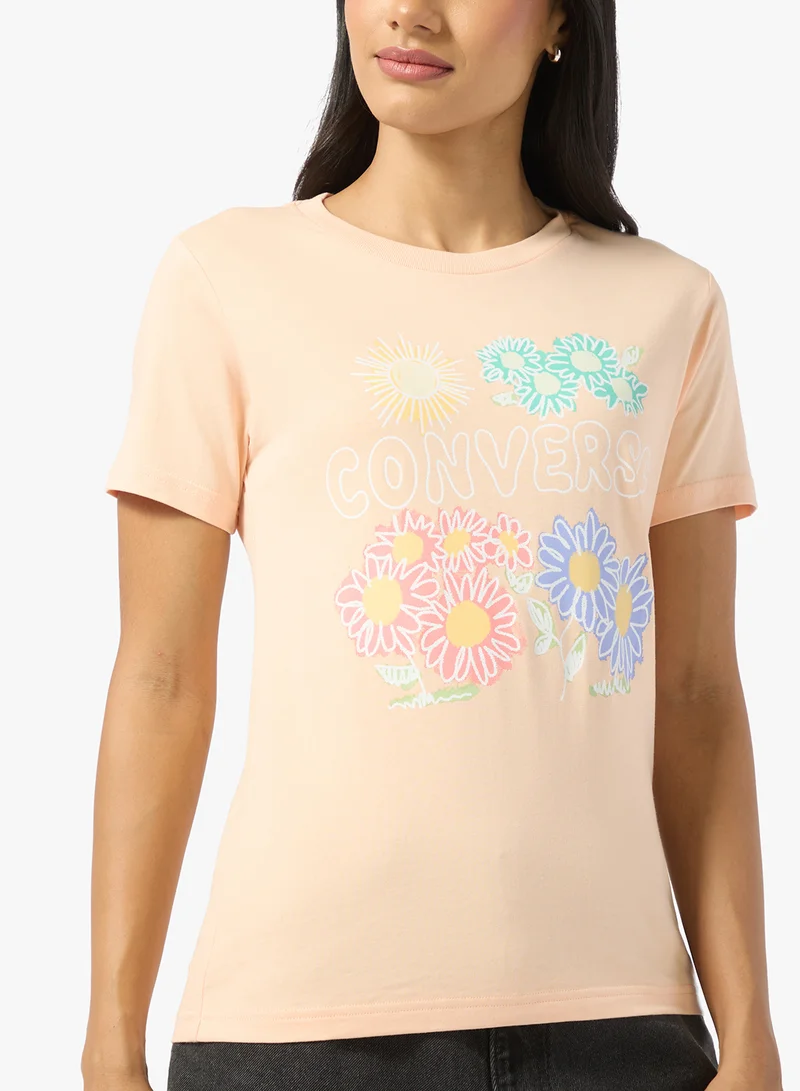 CONVERSE Grow Together Floral T-Shirt