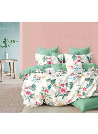 green&white&pink