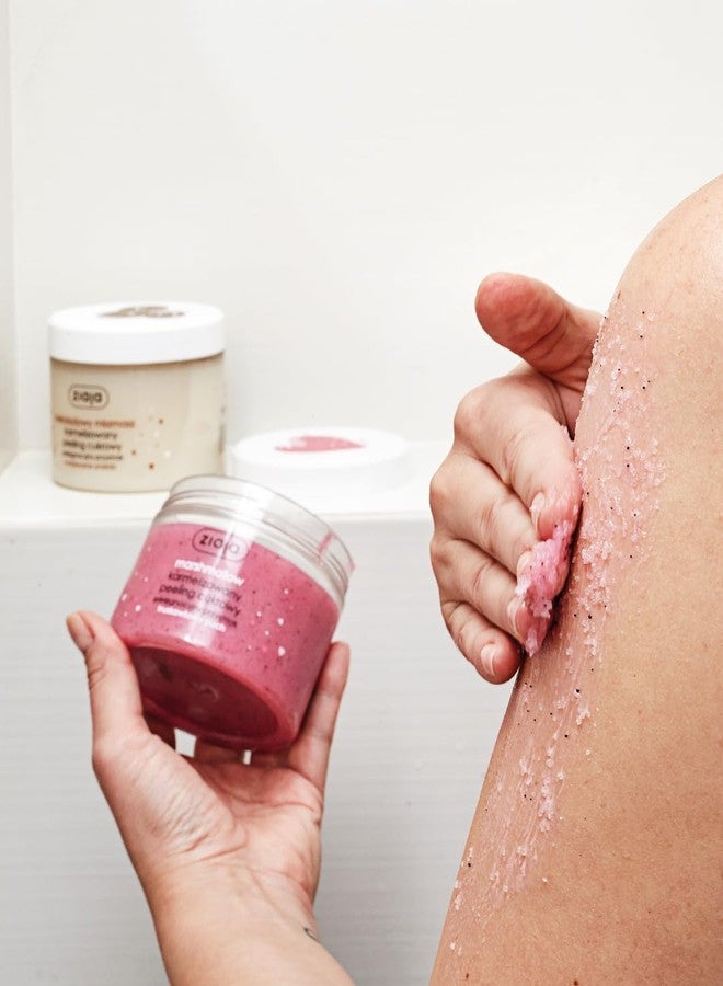 Ziaja Marshmallow Strawberry Fluff - Body Sugar Scrub - Image 2