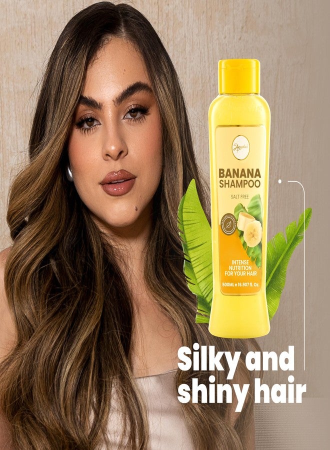 Anyeluz Banana Shampoo - Nourishing Formula with Biotin and Keratin for Fragile and Damaged Hair - Image 2