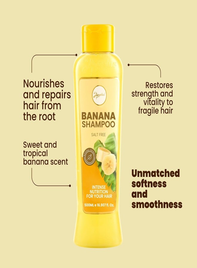 Anyeluz Banana Shampoo - Nourishing Formula with Biotin and Keratin for Fragile and Damaged Hair - Image 5