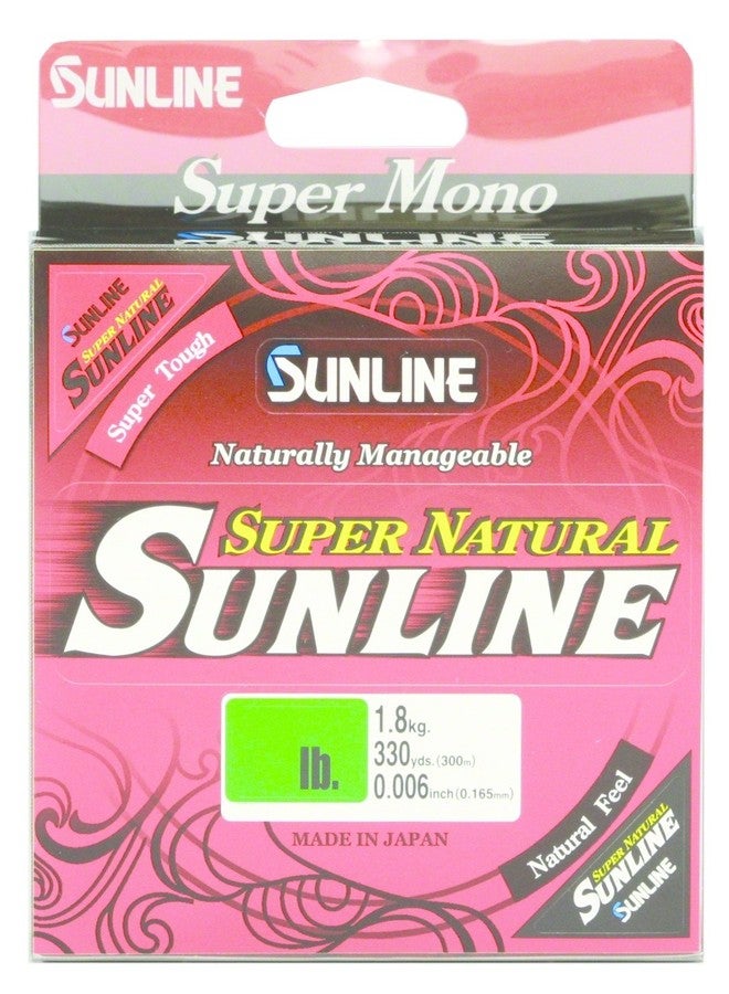 Sunline Super Natural Monofilament Fishing Line (Natural Clear, 10-Pounds/330-Yards) - Image 1