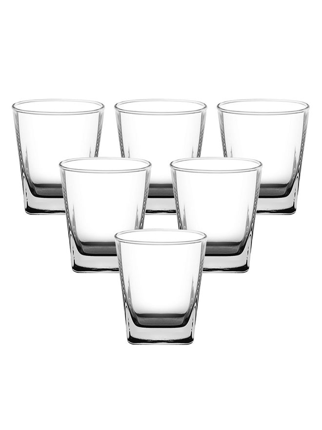 OCEAN 6-Piece Plaza Rock Glass Set, 195ml - Image 1