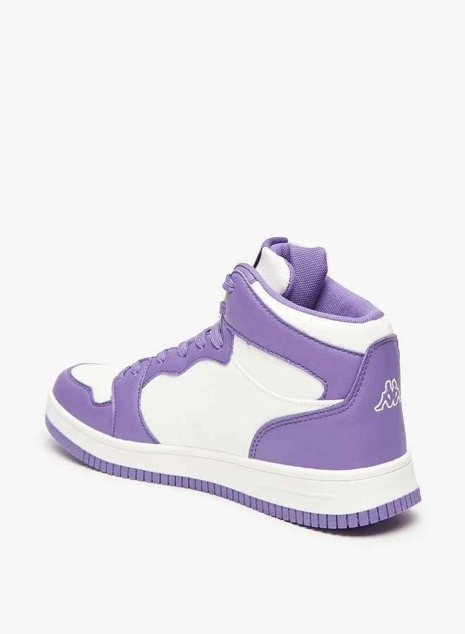 كابا Women's Panelled High Top Lace-Up Low Top Sneakers