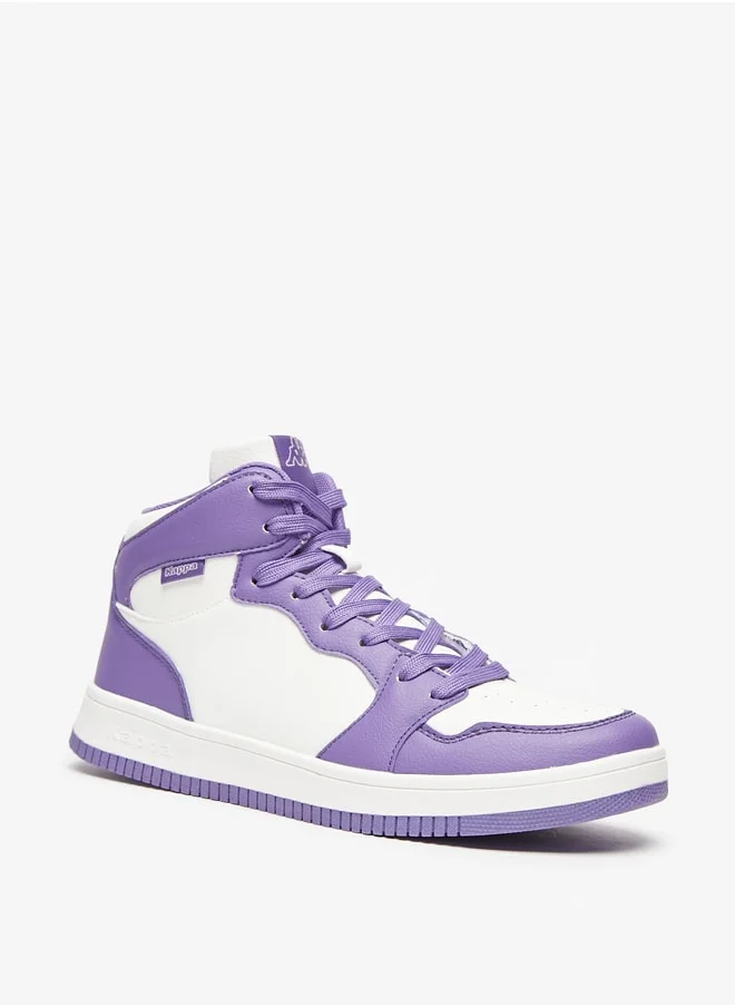 Kappa Women's Panelled High Top Lace-Up Low Top Sneakers