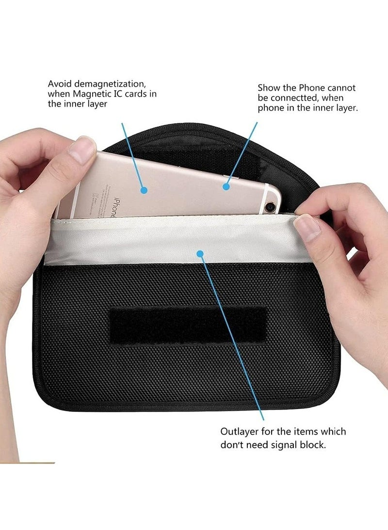 Green Tiger Signal Blocking Faraday Bag Anti-Radiation, Anti-Hacking, Anti-Tracking Spying For Cell Phones, RFID, Car Key FOB, EMF Protection Case Cover - Image 3