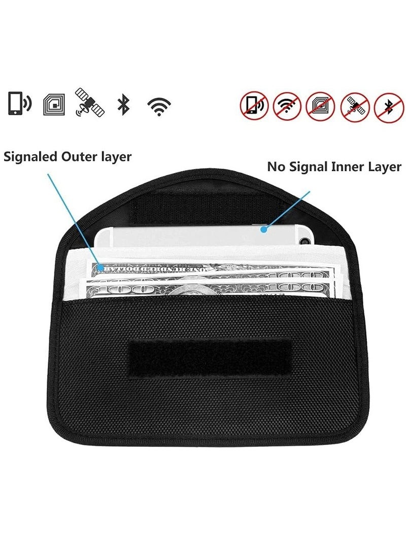 Green Tiger Signal Blocking Faraday Bag Anti-Radiation, Anti-Hacking, Anti-Tracking Spying For Cell Phones, RFID, Car Key FOB, EMF Protection Case Cover - Image 2