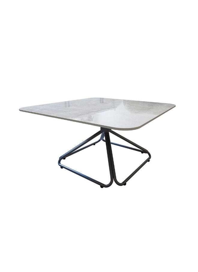 DANUBE HOME Parker Set Of 2 Coffee Table Multifunctional Table Space Saving Center Table Modern Design Furniture For Home Living Room - Ivory/Grey/Gunmetal Black  - Image 2