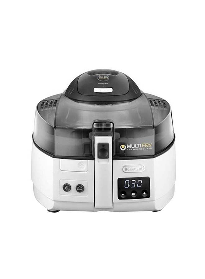 De'Longhi MultiFry Air Fryer With Surround Heating System , Multi Cooker Grilling, Broiling, Roasting, Cooking, Baking, and Toasting , 1.5 Kg Capacity , Programmable 1470 W FH1175/2 White - Image 1