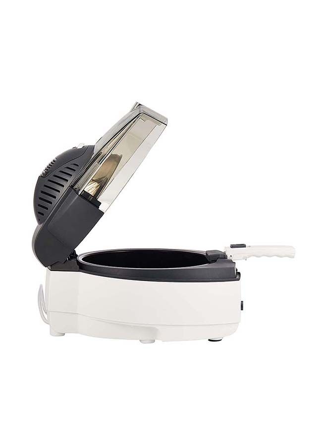 De'Longhi MultiFry Air Fryer With Surround Heating System , Multi Cooker Grilling, Broiling, Roasting, Cooking, Baking, and Toasting , 1.5 Kg Capacity , Programmable 1470 W FH1175/2 White - Image 3