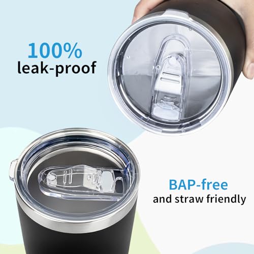 FristChoice 30oz Tumbler Replacement Lids 2 Pack,Fit of Inner Diameter 3.7 to 3.73 INCH Tumbler Cup,Spill Proof Splash Resistant Tumbler Lids Silicone Sliding Covers BPA-free. - Image 3