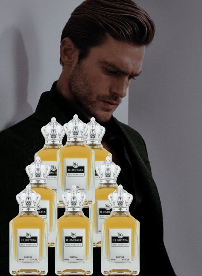 BL 8 Pieces illimitata Red Tobacco Perfume 100ML - Image 1