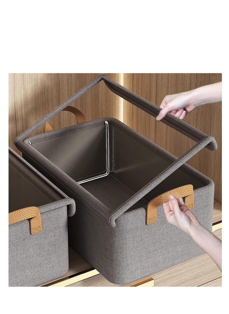ARCOON ARCOON Storage box, household wardrobe storage, multi-functional storage box, steel frame clothes, foldable storage box, wardrobe, pants, special storage box  - Image 2