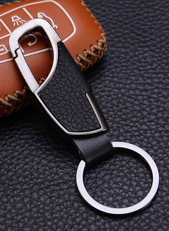 2 Pieces Metal Car Key Chain with Quick Release Carabiner – Heavy Duty Key Holder Organizer - Image 2