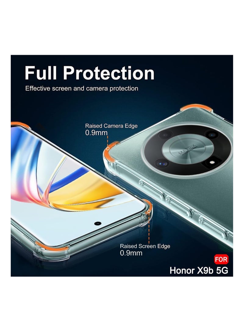 Waldic Silicone Protective Back Case Cover For Honor X9b Transparent - Image 2