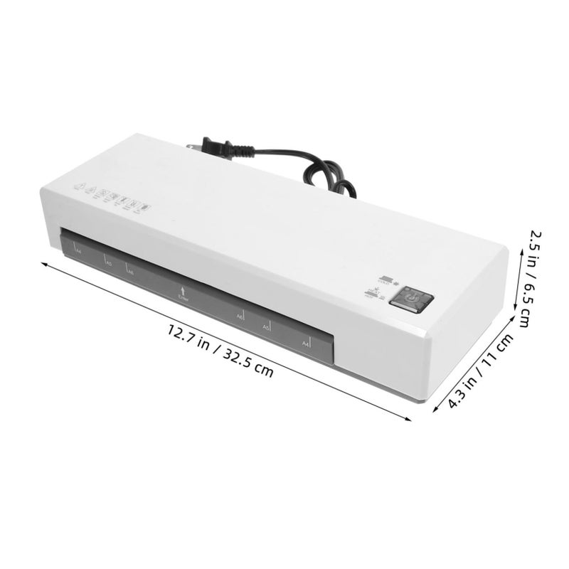 A4 Photo Laminator Machine With 20 Laminating Sheets For Home Office Document Protection - Image 3