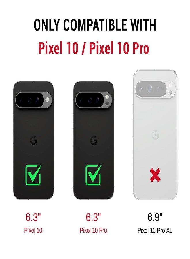 DJDUCK Designed for Google Pixel 10/10 Pro Case Wallet with Card Holder, [Magnetic Clasp Cover] [RFID Blocking Leather Protection] Shockproof Women Men Cases for Pixel 10 Light Brown - Image 2