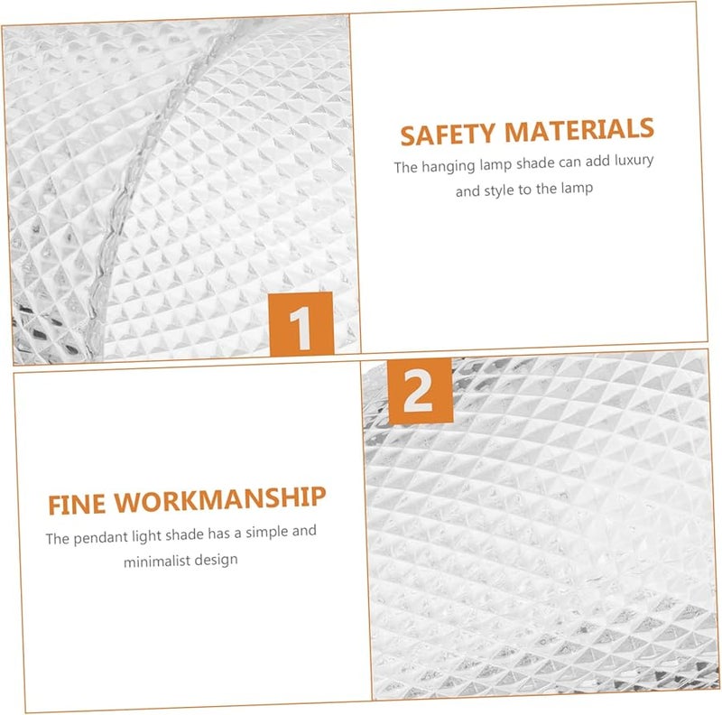 Modern Glass Pendant Light Shade Ceiling Fixture Cover For Home Decor - Image 3