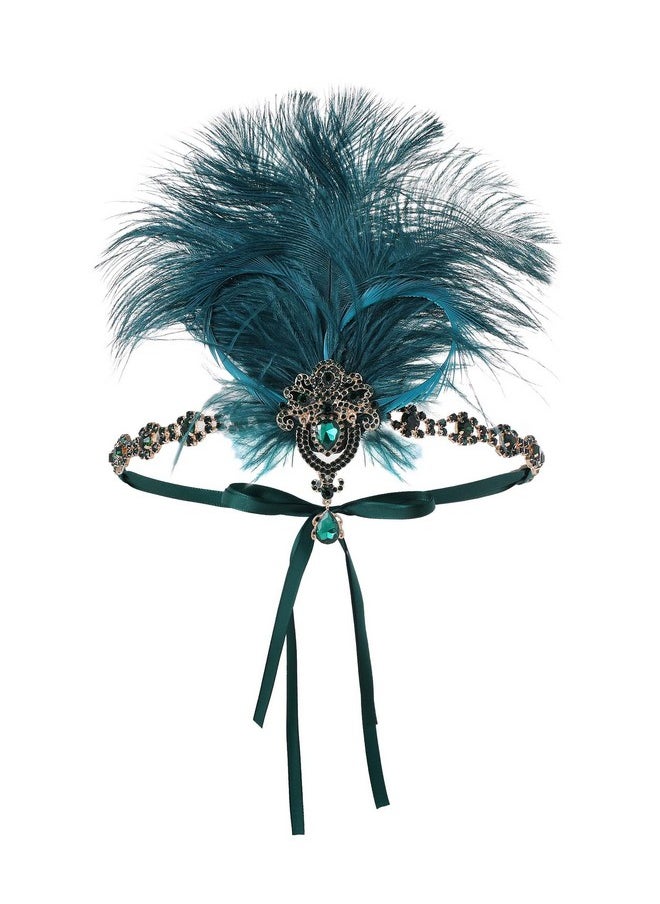 Women'S Ostrish Feather Crystal Teal Headband Wedding Bridal Feather Headband Flapper Headpiece 1920S (Cyan) - pzsku/ZCF2267D6CC5D15DFAAA2Z/45/_/1718614201/de677787-3256-48a7-97c8-851f418cebbe