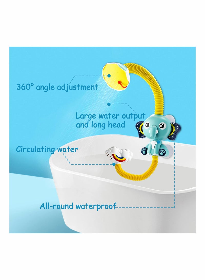 Excefore Baby Bath Toys Electric Elephant Baby Shower Game - Image 3