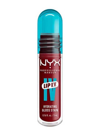 Lip Iv Hydrating Gloss Stain Lip Gloss + Serum Up To 12Hr Hydration High Pigment Wet Shine Finish Cranberry Splash - view 2