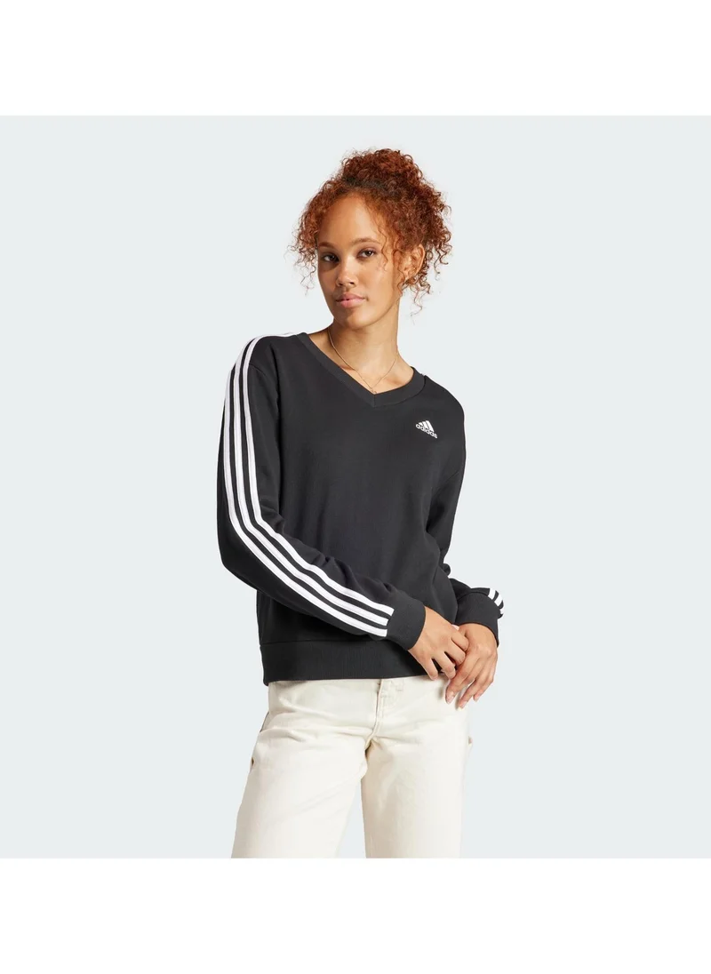 Adidas Essentail 3 Stripe Sweatshirt