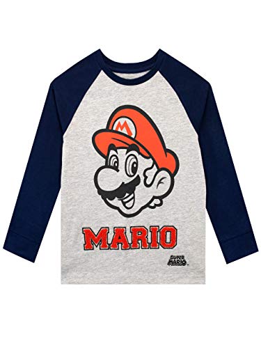 Super Mario Boys' Long Sleeve Top Grey Size 6 - Image 5