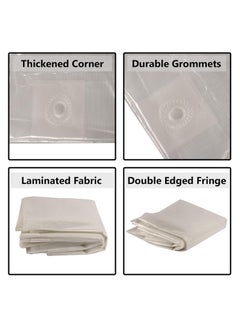 Urbane Home Urbane Home Tirpal 6x6 Feet Waterproof Tarpaulin Sheet EcoFriendly Tent Tirpal 120 GSM Tadpatri Tharpai Thadika Thappi Tarp Lightweight Premium Tirpal White  - Image 4