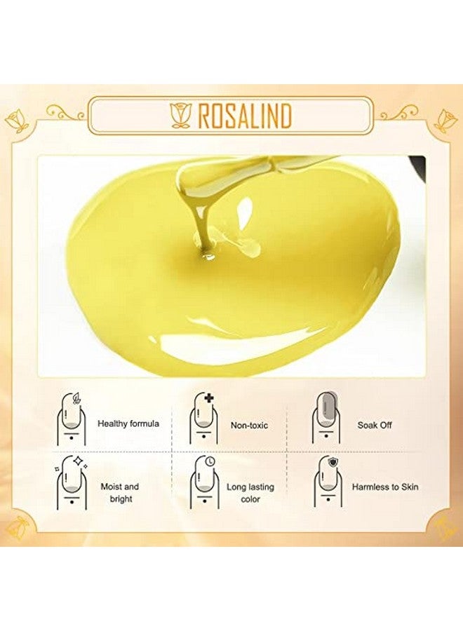 ROSALIND UV Gel Polish Soak Off 6ML from BELLE GAGAâ¢ Pure Color Nail Gel Bright For Nail Art Design Need LED/UV Lamp to Cure (PX041) - Image 5