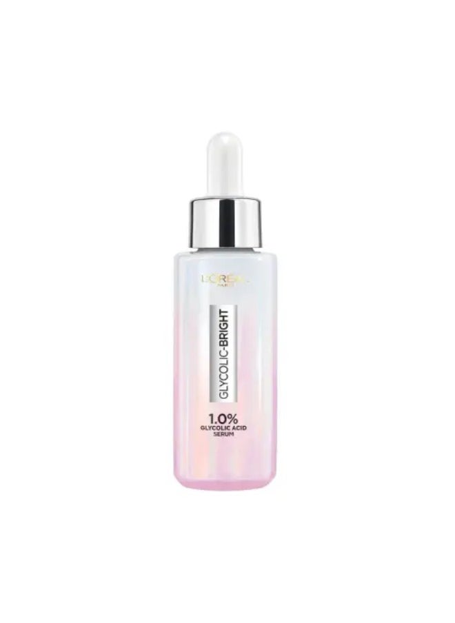 L'OREAL PARIS Glycolic Bright 1% Melasyl + Niacinamide Face Serum 30ml  - Image 1
