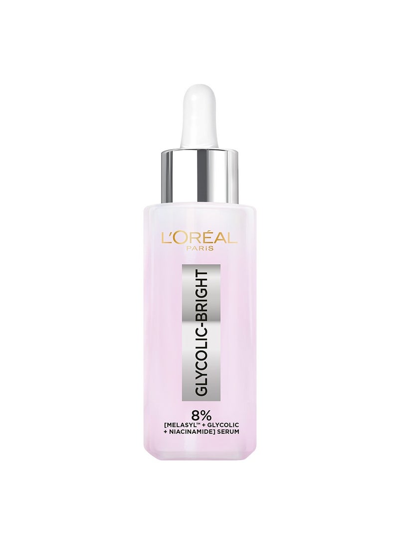 لوريال باريس،  جليكوليك برايت ٨٪ (ميلاسيل™ + جليكوليك + نياسيناميد) سيروم الوجه لتفتيح البشرة وإزالة البقع الداكنة، 30 مل - Image 2