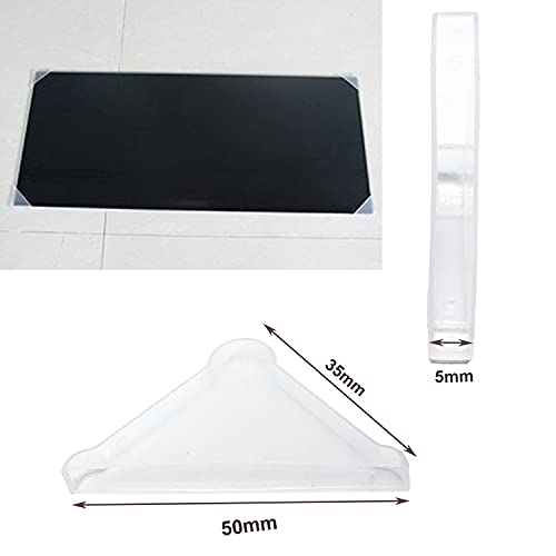 HJYZY 5mm Corner Protectors for Sharp Glass,Mirror,Ceramic Tile Triple Shape Corner Covers 20 pcs - Image 2
