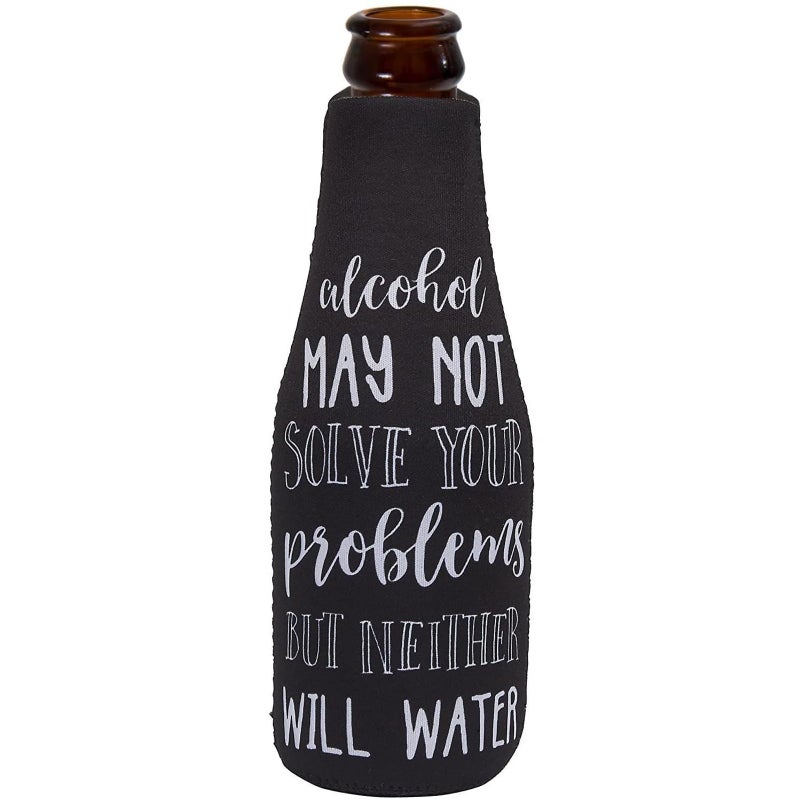 Blue Panda غلاف بيرة نيونبرين باندا زرقاء - 12 أونصة، أسود وأبيض، عبوة من 12 - مبرد زجاجات البيرة وعلب الصودا المعزولة - غلاف زجاجة ماء قابل للغسل في الغسالة - هدايا رحلات وامتيازات الحفلات - Image 4