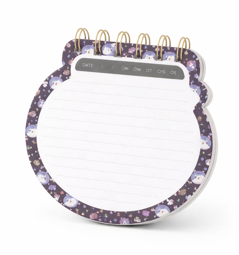 Borg El Arab Die Cut Spiral Notebook Meow Design - Image 2