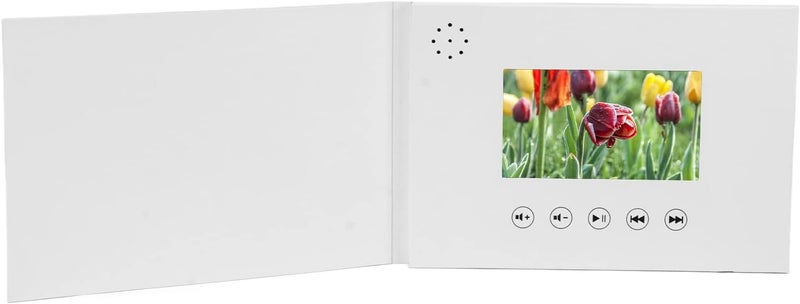 Eujgoov Video Greeting Card, A5 Electronic Greeting Card 720P, 128M Memory, 4:3 Playback Proportion for Weddings, Anniversaries, Gifts. Supports MP4, AVL, MPEG and More (4.3 Inch 500mAh Li Ion Battery) - Image 2
