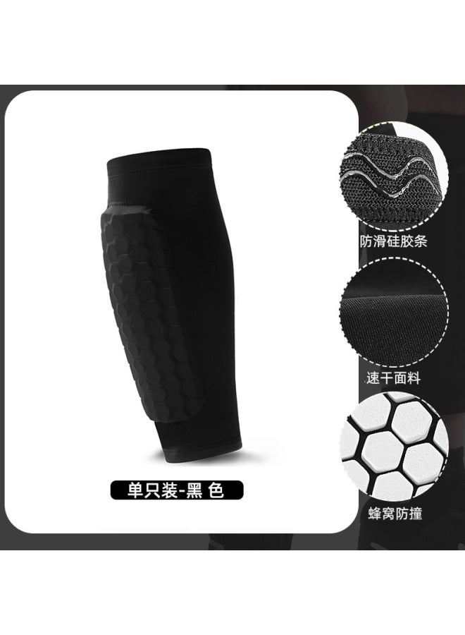 Outdoor Sports Honeycomb Anti-collision Calf Cover Running Football Anti-leg Socks Mountaineering Riding Leg Protectors