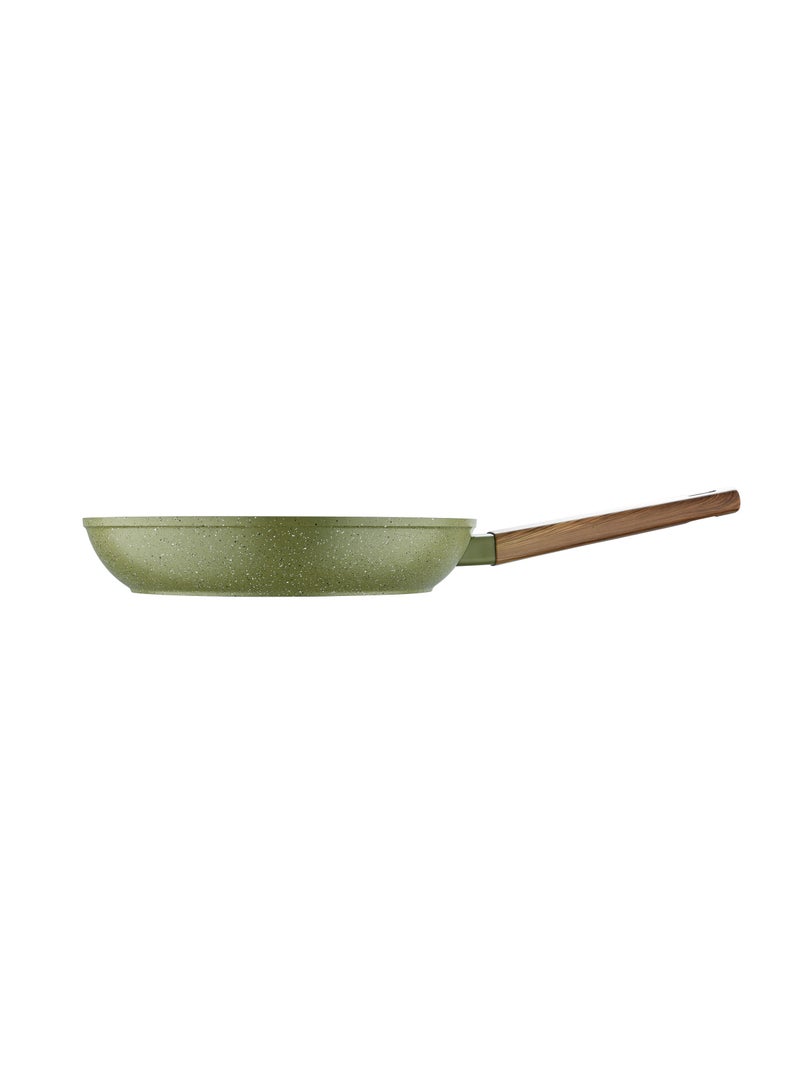 BERGNER ACADIA FORGED ALUMINUM  FRYPAN 20X4.40CM WITH  INDUCTION BOTTOM, GREEN COLOR, BG56229GR  - Image 2