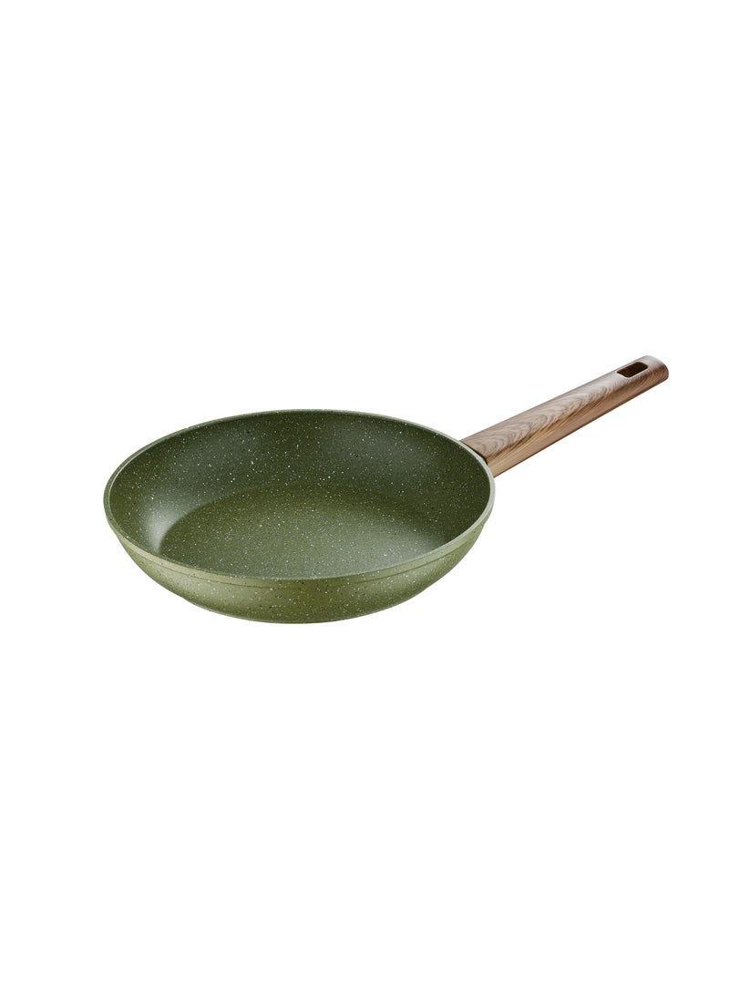 BERGNER ACADIA FORGED ALUMINUM  FRYPAN 20X4.40CM WITH  INDUCTION BOTTOM, GREEN COLOR, BG56229GR  - Image 1
