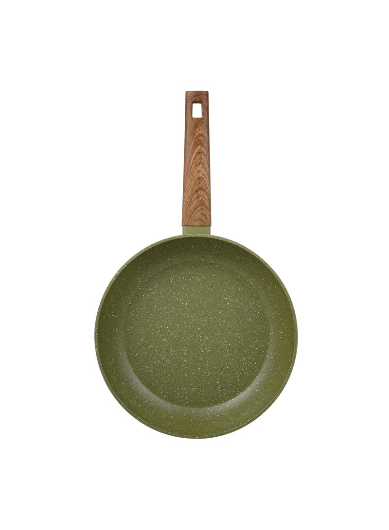 BERGNER ACADIA FORGED ALUMINUM  FRYPAN 20X4.40CM WITH  INDUCTION BOTTOM, GREEN COLOR, BG56229GR  - Image 3