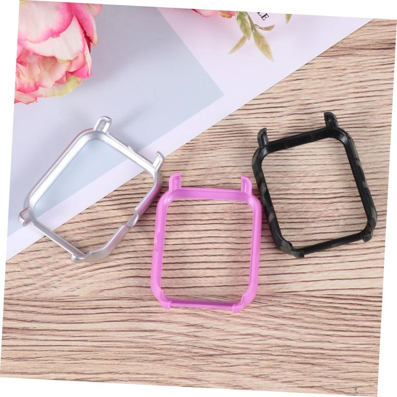 Protective Watch Case Cover 3 Pack TPU Material Full Edge Protection Smartwatch Accessories - Image 3