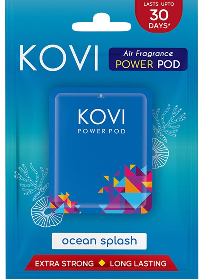 Kovi بود عطر الهواء لقضاء الحاجة والسيارة، رذاذ المحيط، معزّز بالزيوت الأساسية، عطر يدوم طويلاً، 10 جرام - Image 1