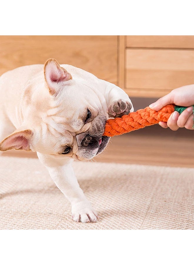 Dog Toys 2 PCS Puppy Teething Chew Toys, Dog Rope Toys, Cat Chew Toys, Safe Braided Bunny Toys, Healthy Gift - Image 5