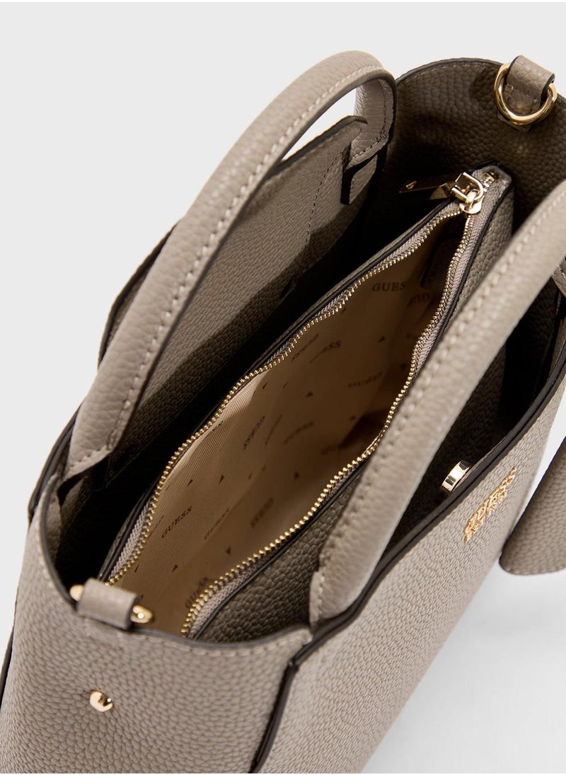 GUESS Brenton Girlfriend Satchel  - Image 5